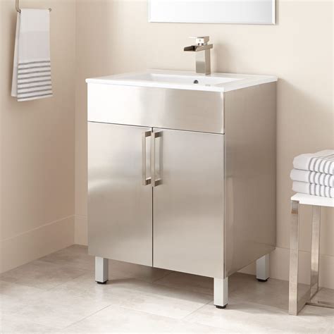 steel vanity cabinet|stainless steel basin cabinet.